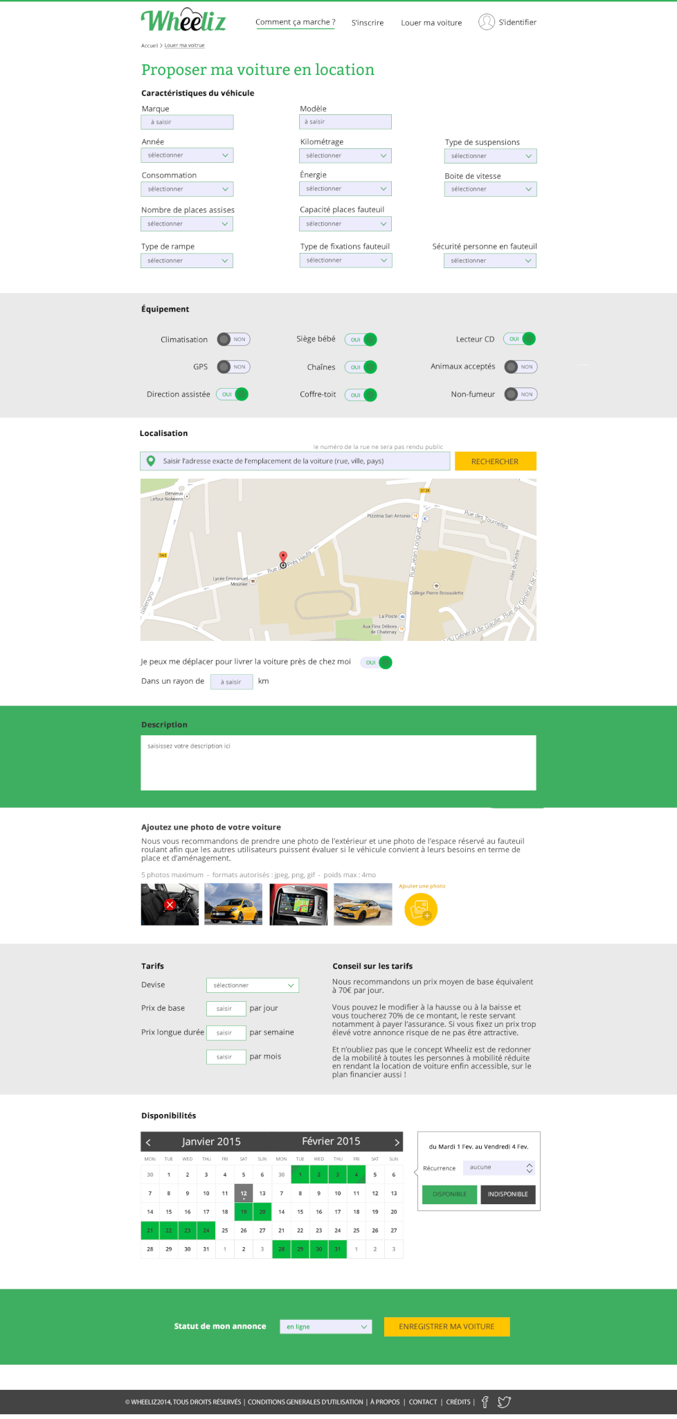 05.1 Wheeliz Website Louer ma voiture Page V1.2