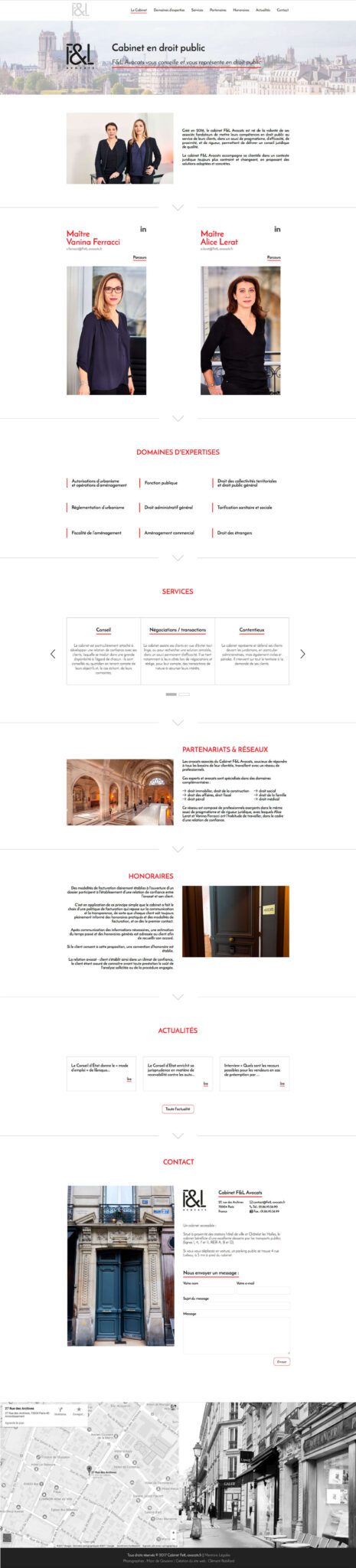 cabinet f et l avocats home page