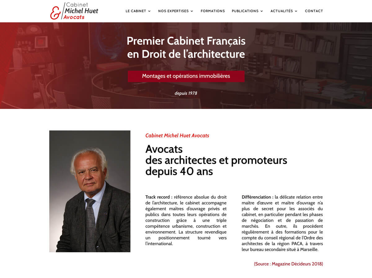 site web avocat